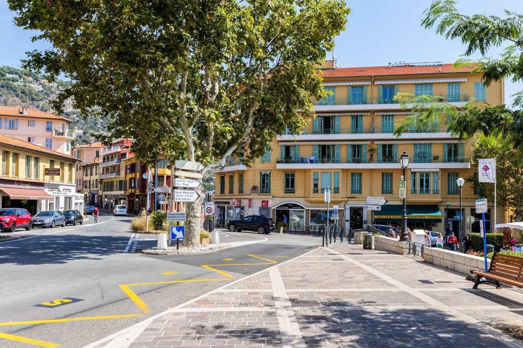 Charmant 3 Pieces Vue Mer Villefranche-sur-Mer Eksteriør billede